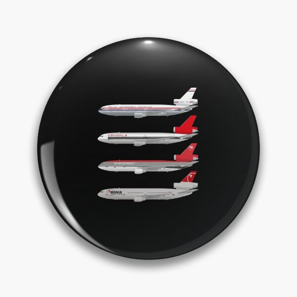Item preview, Wings In Uniform - DC-10 - Northwest Airlines - Through The Ages Classic T-Shirt.png designed and sold by melanievanmeter.