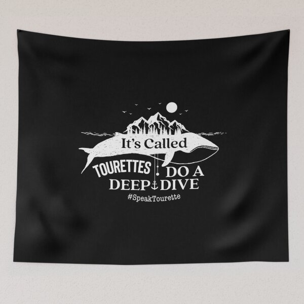 Item preview, It’s Called Tourettes Do A Deep Dive, Tourette Syndrome Awareness (whale) designed and sold by MJDezigns.