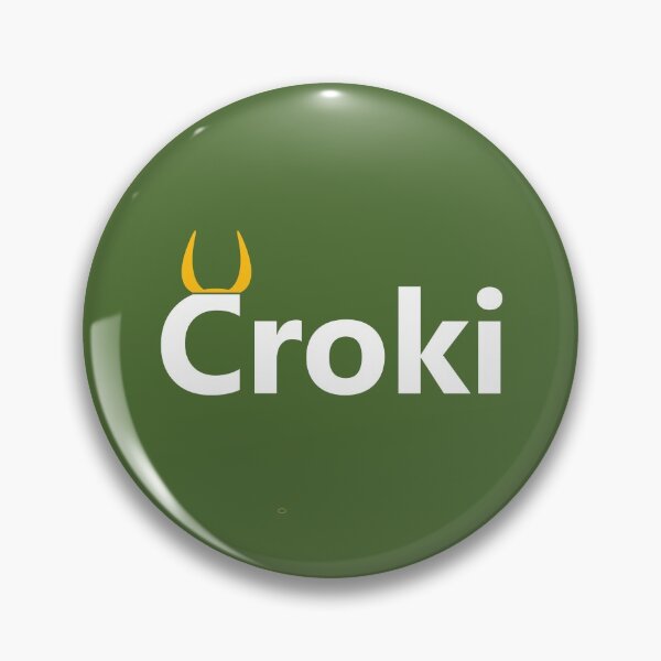 Item preview, Croki White text base design designed and sold by Babadollcraft.