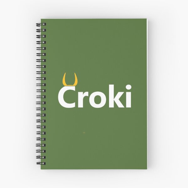 Item preview, Croki White text base design designed and sold by Babadollcraft.