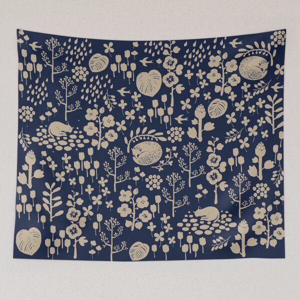 Item preview, Patterns Everyday | Deep Deep Night in Summer designed and sold by jjsgarden.