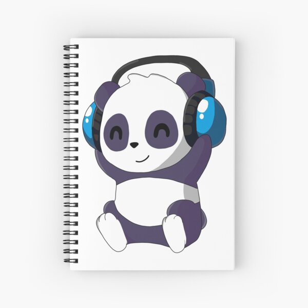 Item preview, Panda listening to music designed and sold by XLesserPandaX.