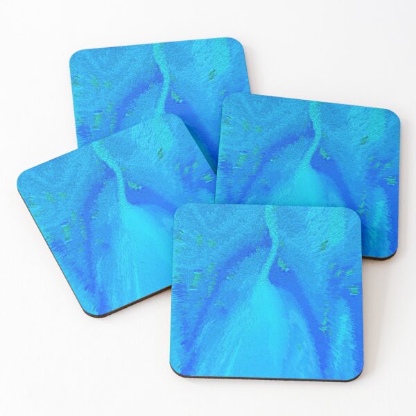 Artikelvorschau, Muster abstrakt Explosion, Wasser, Meer, Aqua, Blau,  entworfen und verkauft von MyREDBlack.