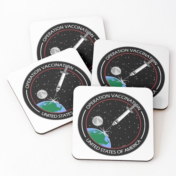 Item preview, Operation Vaccination Space Insignia designed and sold by skullislandprod.