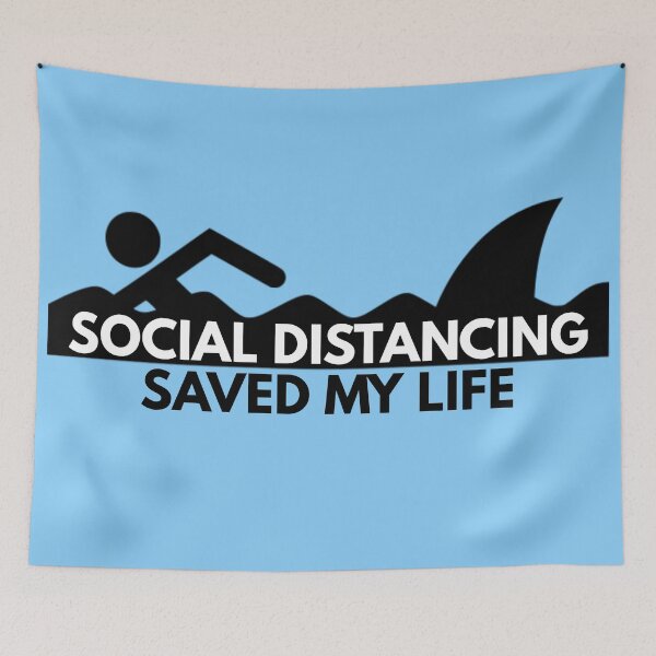 Item preview, Social distancing saved my life designed and sold by kcaandwu.