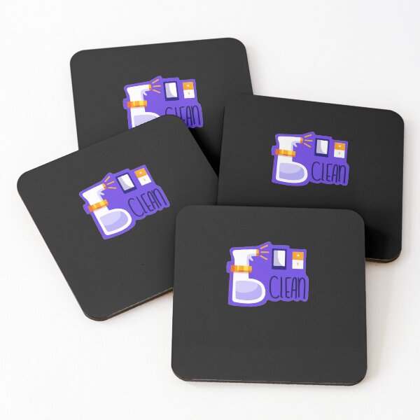 Clean Coasters (Set of 4)