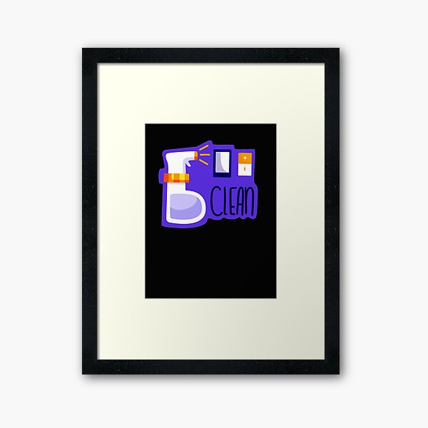 Clean Framed Art Print