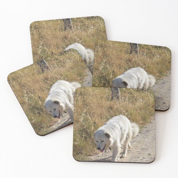 Item preview, Maremma sheepdog walking on a countryside road 1 designed and sold by Furiarossa.