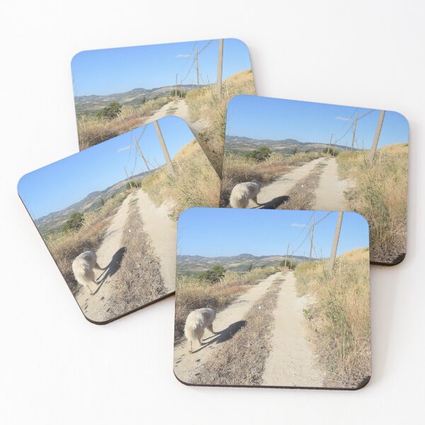 Item preview, Maremma sheepdog walking on a countryside road 2 designed and sold by Furiarossa.
