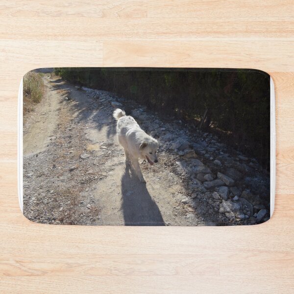 Item preview, Maremma sheepdog walking on a countryside road 2 designed and sold by Furiarossa.