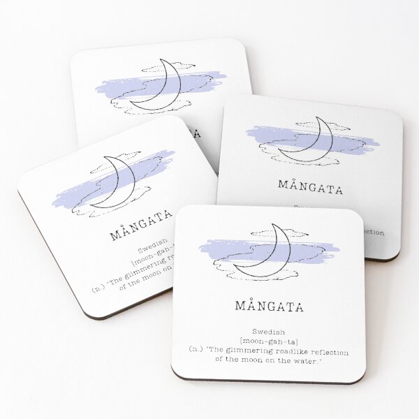Item preview, MÅNGATA - "Glimmering roadlike reflection of the moon" designed and sold by BookberryGarden.