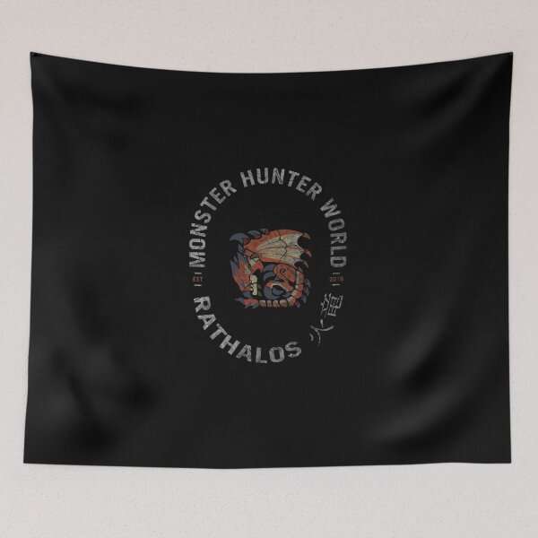 Artikelvorschau, Monster Hunter Vintage Rathalos entworfen und verkauft von monsterart-.