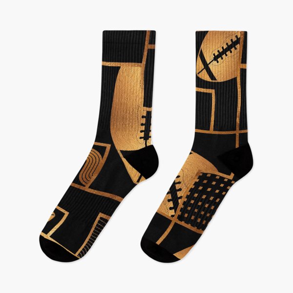 Item preview, American Football Bronze Geometric Abstract designed and sold by k9printart.