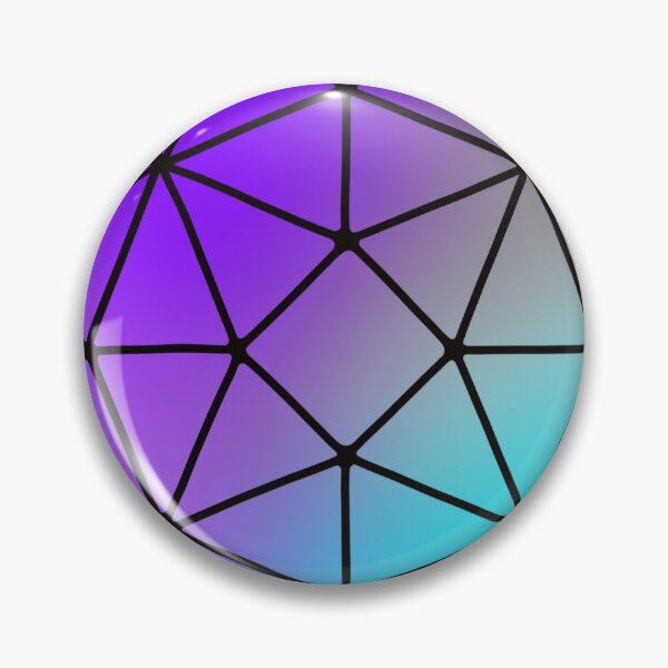 Item preview, Holographic midnight purple gradient with geometric pattern  designed and sold by Tanuja  Sharma.