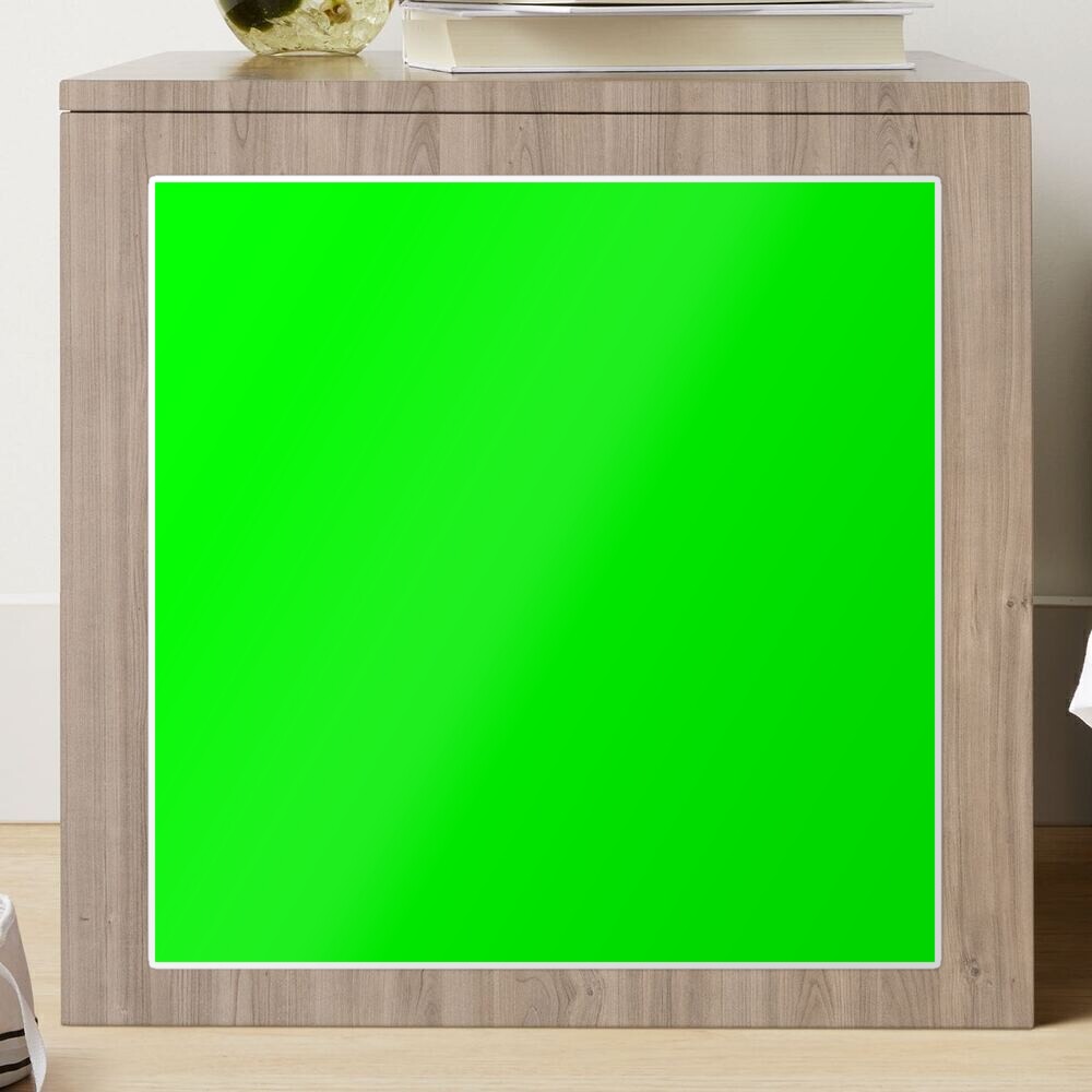 Shop Unique Green Screen Designs – Creative Graphics & Special Effects  Sticker for Sale by Hea13y