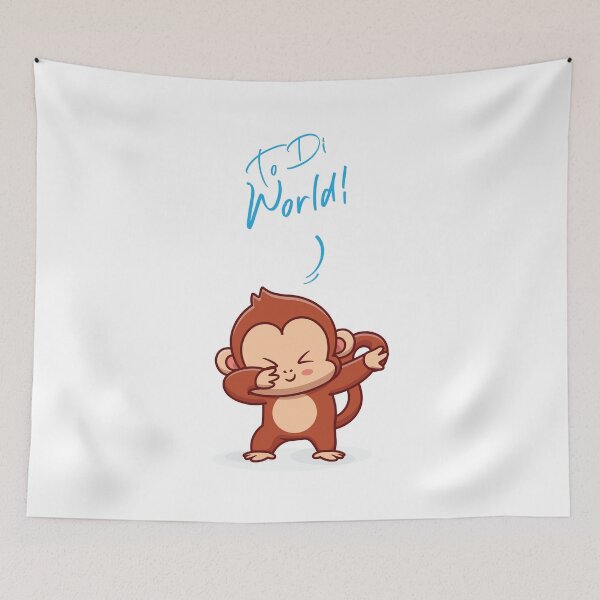 Item preview, Usain Bolt Victory Pose - "To Di World" in cute monkey style  designed and sold by smartcircle.