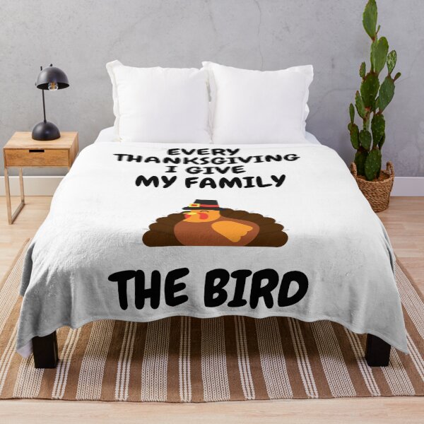 Item preview, Every Thanksgiving I Give My Family The Bird Happy Turkey With A Hat designed and sold by LuckyKermit.