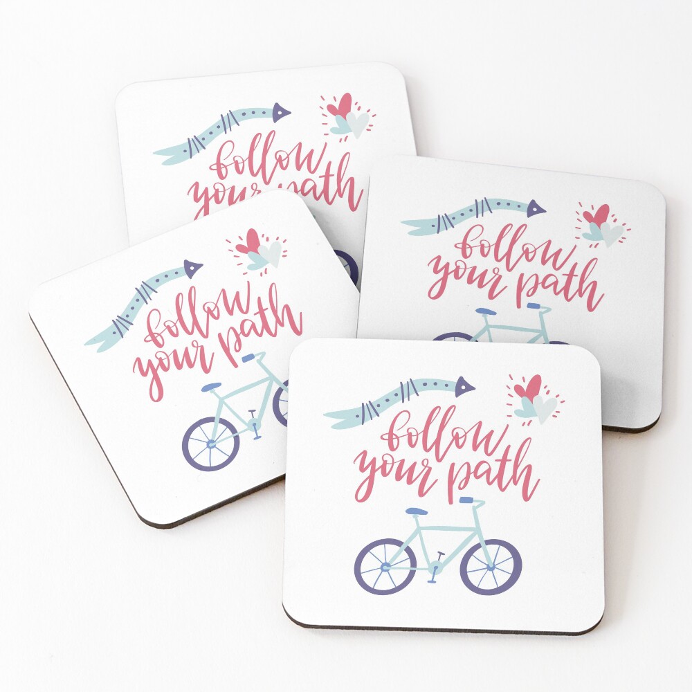 Item preview, Coasters (Set of 4) designed and sold by GrayCatGraphics.