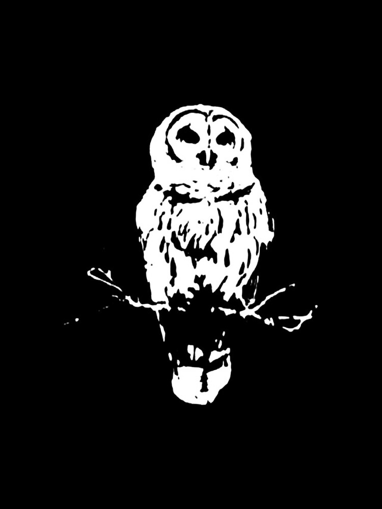 Aperçu 4 sur 4. Coque iPhone avec l'œuvre OwlGrey vêtements bio bambou oiseau chouette Art chouette Illustration chouette impression femmes mystique chouette science créée et vendue par AdisonKelP.