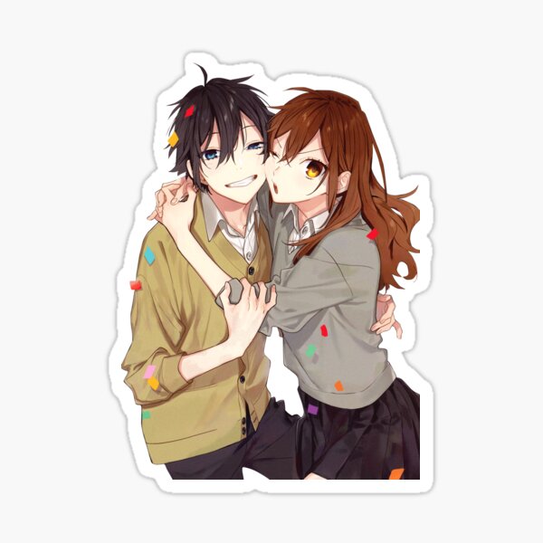 Hori & Miyamura - Horimiya Sticker for Sale by Harukuradesu0