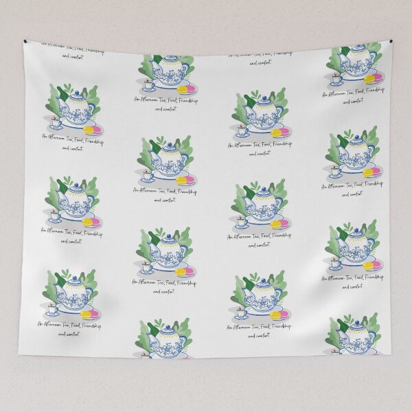 Item preview, An Afternoon Tea, Food, Friendship And Comfort designed and sold by Meggie-moos.