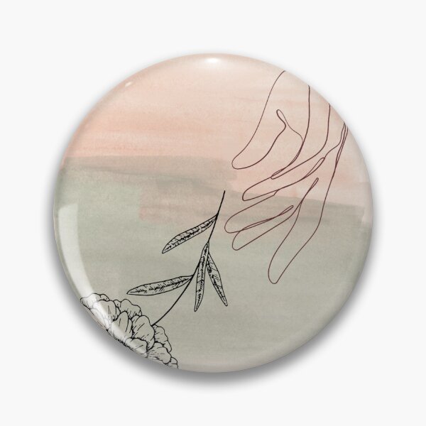 Item preview, Gradient flower hand outline designed and sold by sboucher95.
