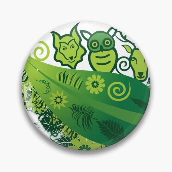 Aperçu de l'œuvre Animaux amoureux de la nature aux feuilles vertes créée et vendue par SLExpress.