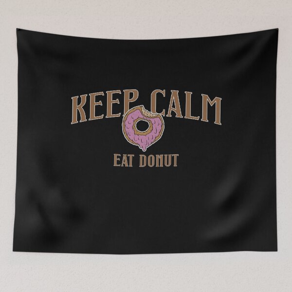 Item preview, Keep Calm and Eat Donut designed and sold by Mriganka Gogoi.