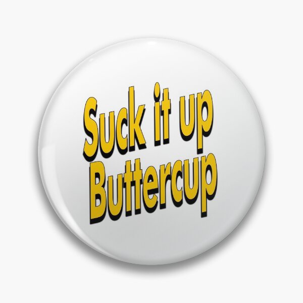 Item preview, Suck it up Buttercup retro yellow designed and sold by aventi24.