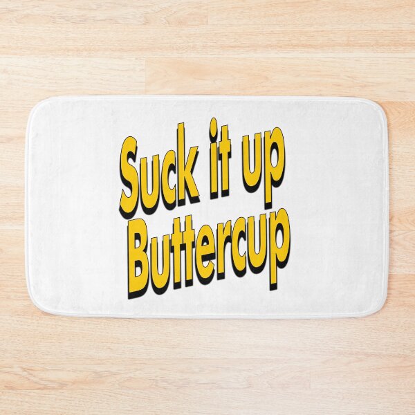Item preview, Suck it up Buttercup retro yellow designed and sold by aventi24.