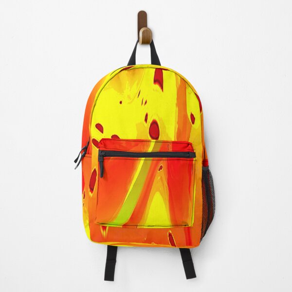 Item preview, Pattern abstract fire, flames, neon colors, red, yellow, designed and sold by MyREDBlack.