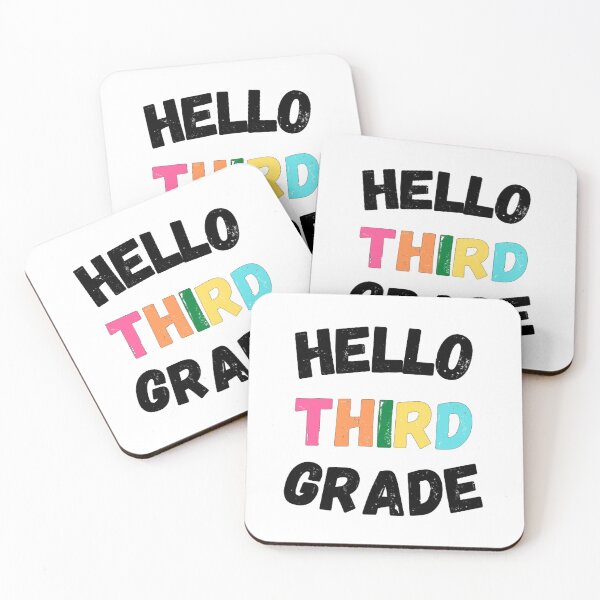 Item preview, Hello Third Grade, Cool Back to School  designed and sold by KashifMohiuddin.