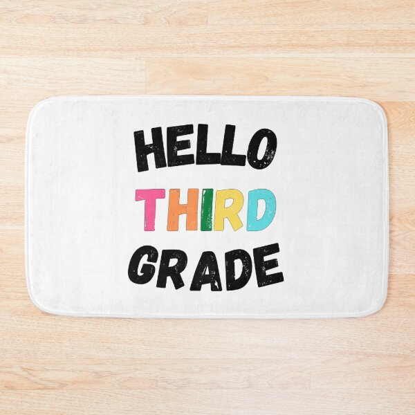 Item preview, Hello Third Grade, Cool Back to School  designed and sold by KashifMohiuddin.