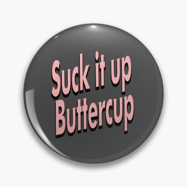 Item preview, Suck it up Buttercup retro pink designed and sold by aventi24.