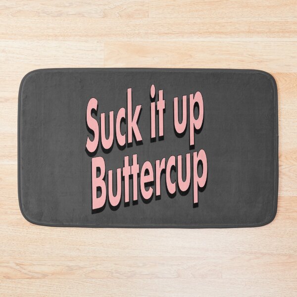 Item preview, Suck it up Buttercup retro pink designed and sold by aventi24.