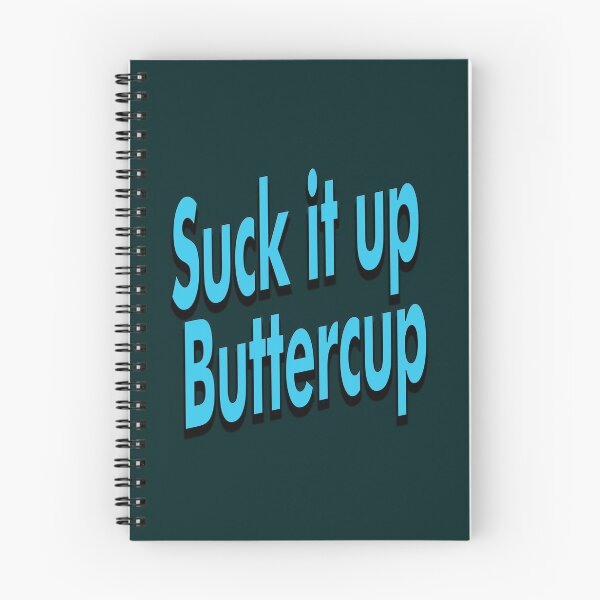 Item preview, Suck it up Buttercup retro Blue designed and sold by aventi24.