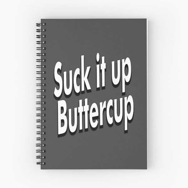 Item preview, Suck it up Buttercup retro white designed and sold by aventi24.