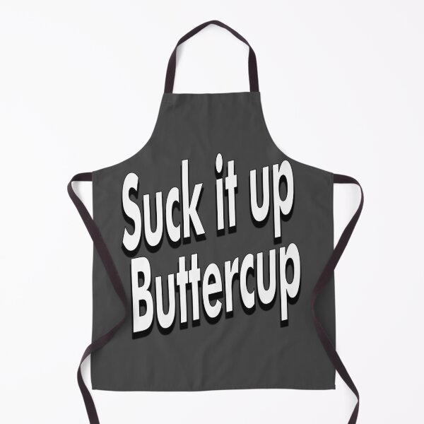 Item preview, Suck it up Buttercup retro white designed and sold by aventi24.