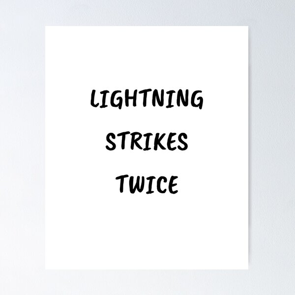 Item preview, Lightning strikes twice designed and sold by Happy-PrintZ.