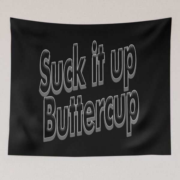 Item preview, Suck it up Buttercup retro dark designed and sold by aventi24.