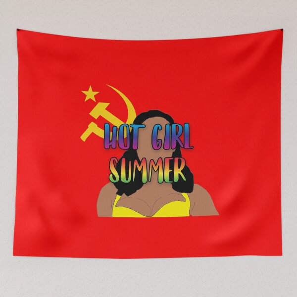 Item preview, Black Communist Hot Girl Summer designed and sold by RevolutionInPaint.