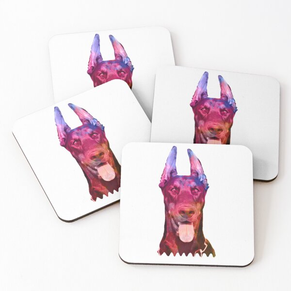 Item preview, Doberman Portrait Watercolor Doberman Pinscher Lover designed and sold by alaechamlal.