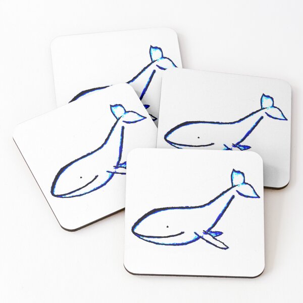 Item preview, Happy whale designed and sold by The Curious Cat.