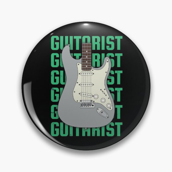 Item preview, Guitarist Repeated Text S-Style Electric Guitar Body designed and sold by nightsworthy.