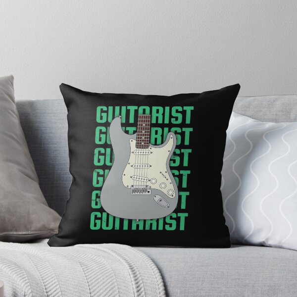Item preview, Guitarist Repeated Text S-Style Electric Guitar Body designed and sold by nightsworthy.
