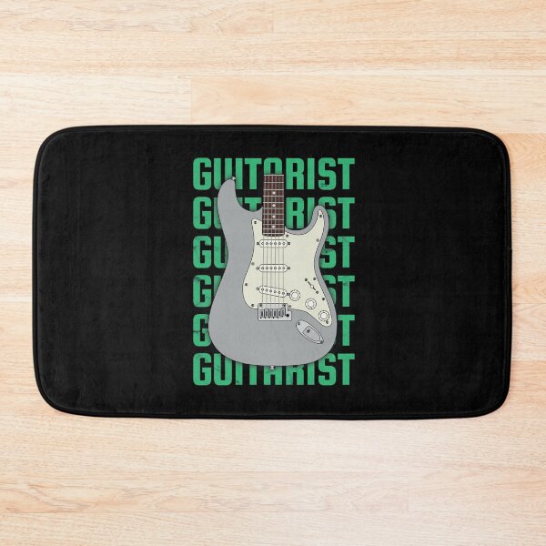 Item preview, Guitarist Repeated Text S-Style Electric Guitar Body designed and sold by nightsworthy.