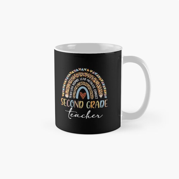 Item preview, Second Grade Teacher Leopard Rainbow Teacher Team 2nd Grade designed and sold by TimothyCoxShop.