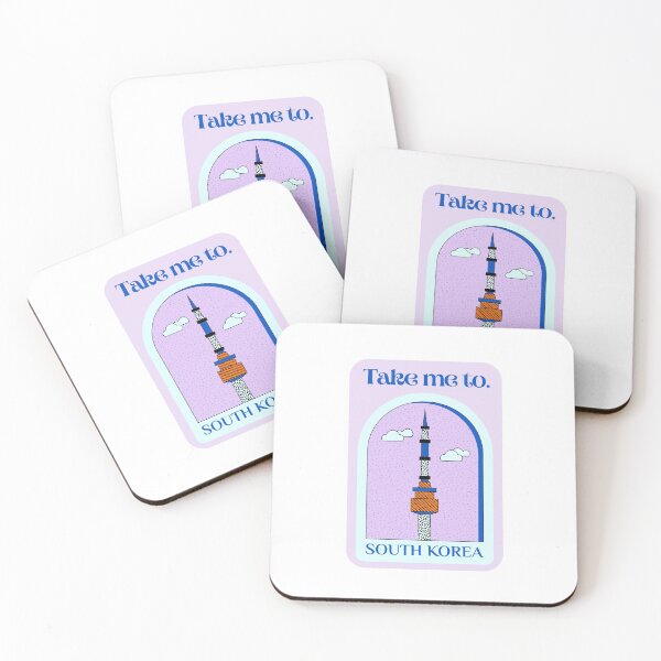 Item preview, take me to south Korea, Seoul tower designed and sold by art-and-sticker.