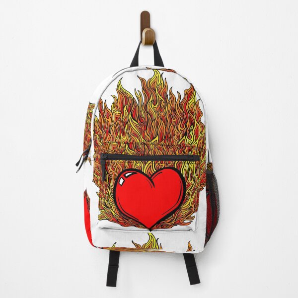Item preview, Passion - Psychedelic heart - Psychedelic Passion - Heart On Fire design designed and sold by ptelling.