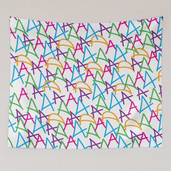 Item preview, typo "A" pattern design designed and sold by teenastore.